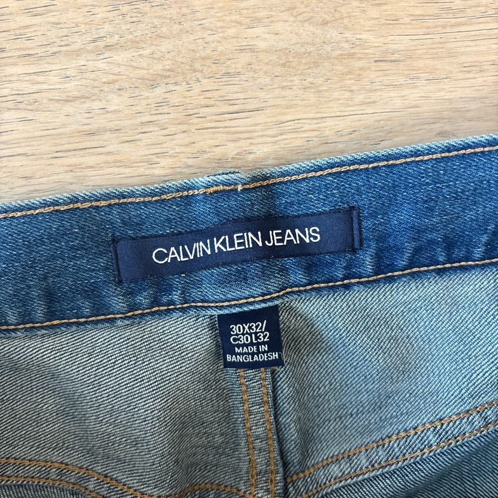 Calvin Klein Jeans Men's Light Blue Skinny Jeans - Picture 2 of 4